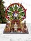 Santa's Carousel Christmas Miniature. Ferry Wheel Christmas Village. Jack Frost Christmas Carousel